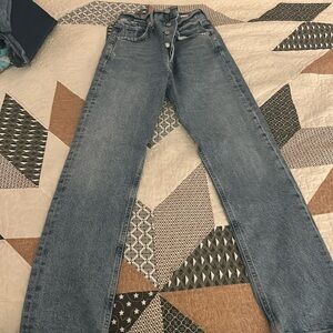 citizens of humanity premium vintage sabine size 23 medium wash straight leg jea